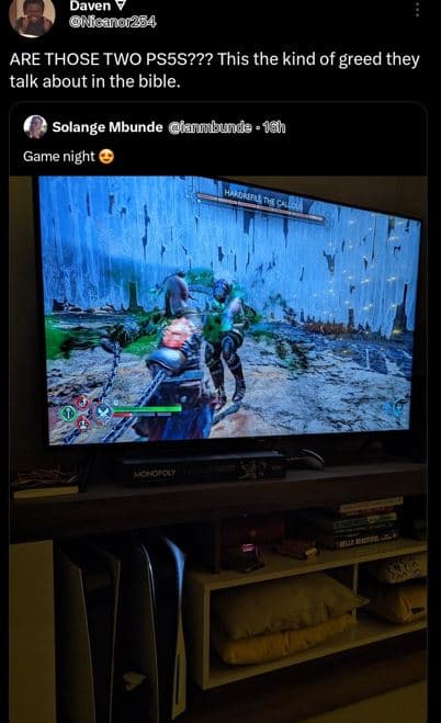 Daven ncanoi254 are those two psss??? this the kind of greed they talk about in