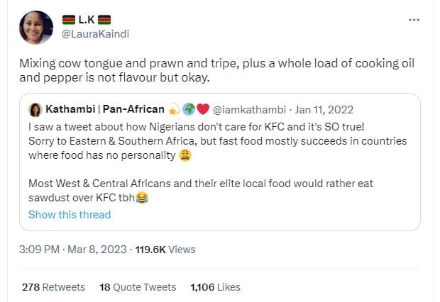 Lk laurakaindi mixing cow tongue and prawn and tripe plus a whole load of cookin