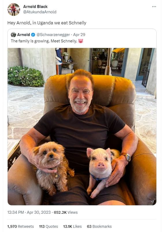Arnold black atukundaarnold hey arnold, in uganda we eat schnelly arnold schwarz
