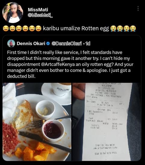 Missmati mssmad _ karibu umalize rotten egg dennis okari dennisokaf 1d first tim