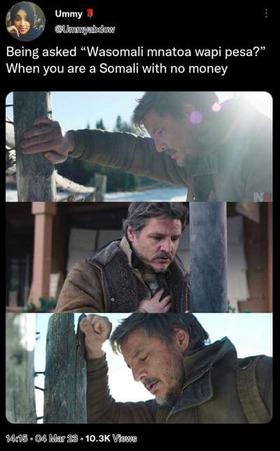 Ummy unulyubcow being asked 'wasomali mnatoa wapi pesa? when you are a somali wi