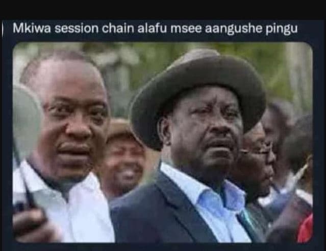 Mkiwa session chain alafu msee aangushe pingu