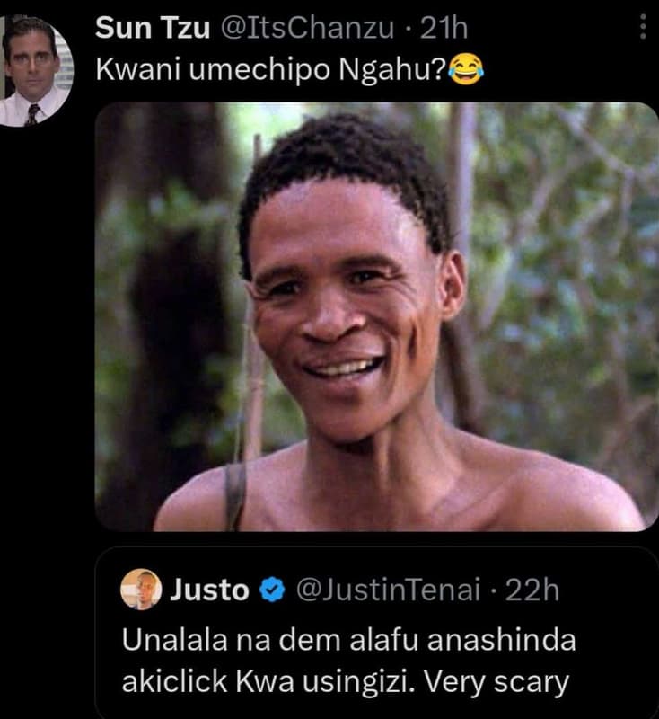 Sun tzu itschanzu 21h kwani umechipo ngahu? justo justintenai 22h unalala na dem