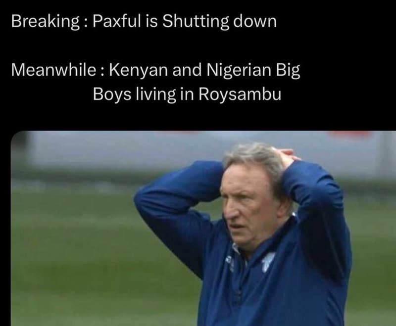 Breaking paxful is shutting down meanwhile kenyan and nigerian big boys living i