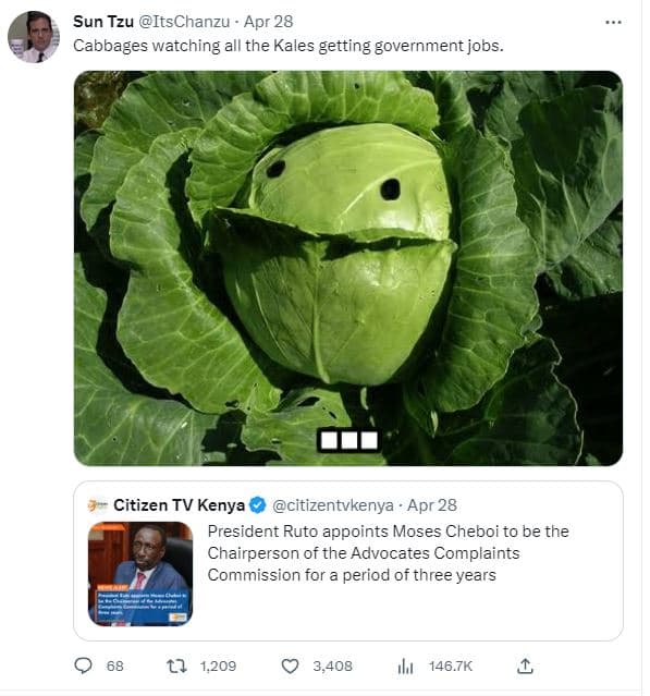 Sun tzu itschanzu apr 28 cabbages watching all the kales getting government jobs