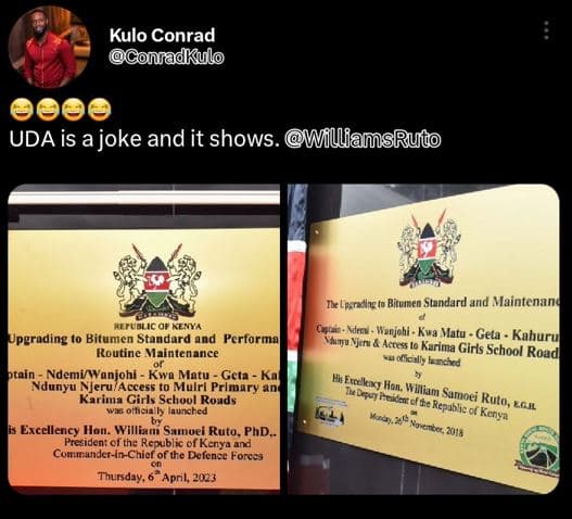 Kulo conrad conradkulo uda is ajoke and it shows. willfamsryto ix upsrsdine t0 b