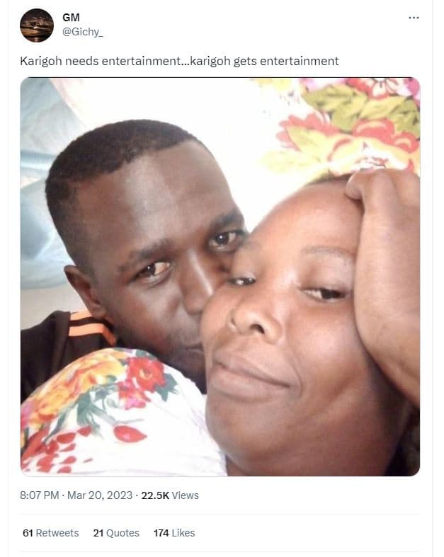 Gm gichy_ karigoh needs entertainment_karigoh gets entertainment 8.07 pm mar 20,