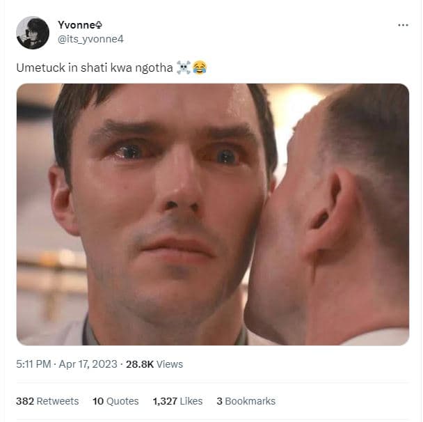 Yvonne? its_yvonne4 umetuck in shati kwa ngotha 511 pm apr 17, 28.8k views 382 r