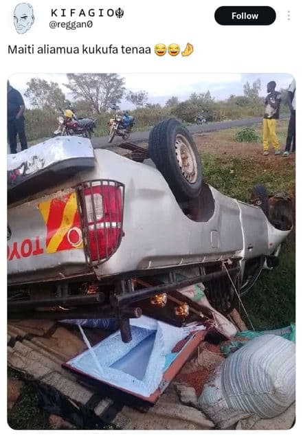 Kif ag i o4 reggano follow maiti aliamua kukufa tenaa moi