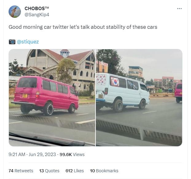 Chobostm sangkip4 good morning car twitter let's talk about stability of these c