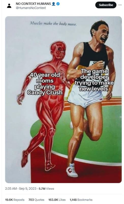 No context humans humansnocontext subscribe muscles make the body move tihegame