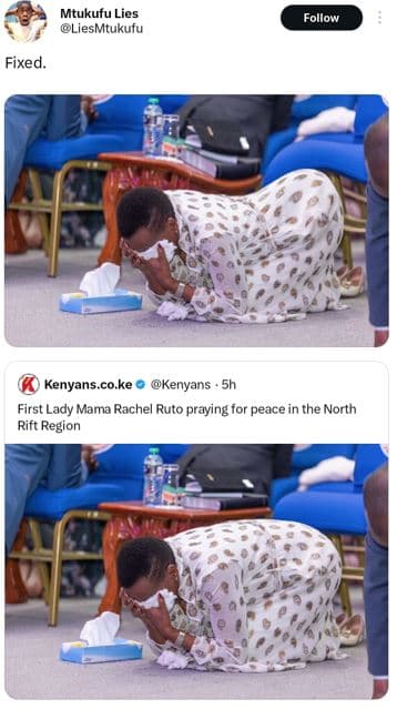 Mtukufu lies liesmtukufu follow fixed. kenyans co.ke kenyans first lady mama rac