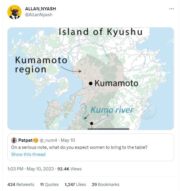 Allan_nyash allannyash island of kyushu kumamoto region kumamoto kuma river patp