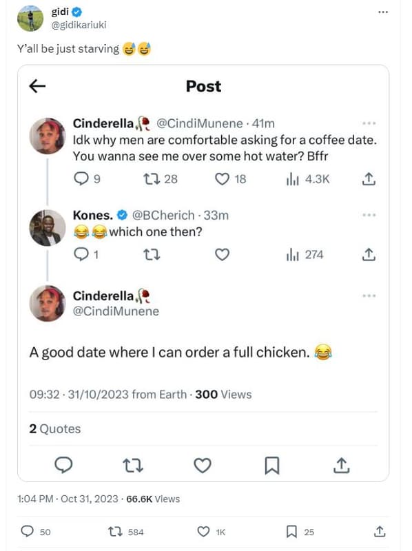Gidi gidikariuki yall be just starving post cinderella cindimunene 41m idk why m