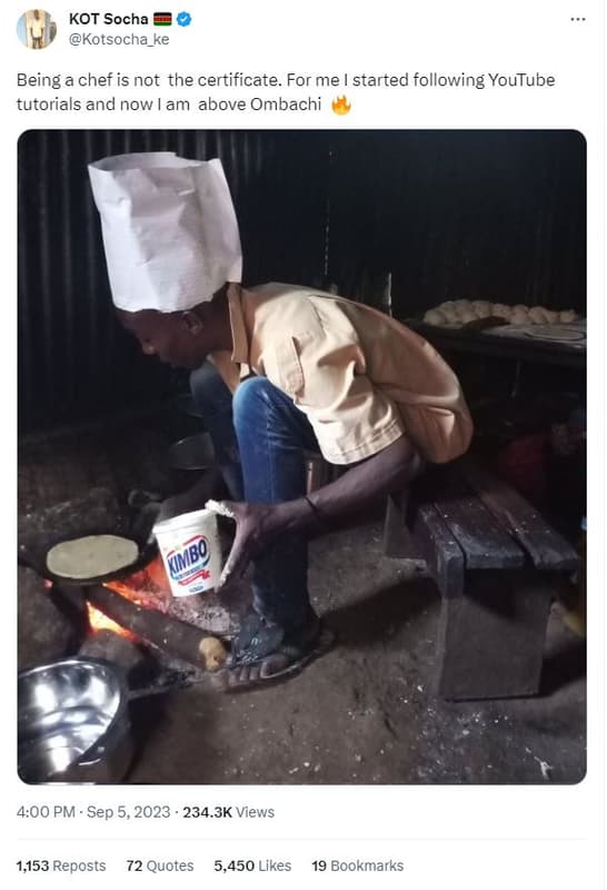 Kot socha kotsocha_ke being a chef is not the certificate. for me started follow