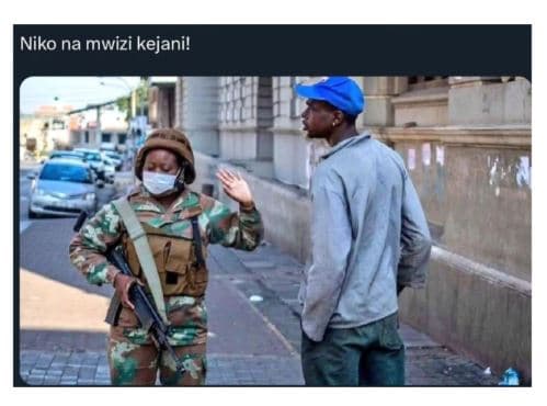 Niko na mwizi kejani!