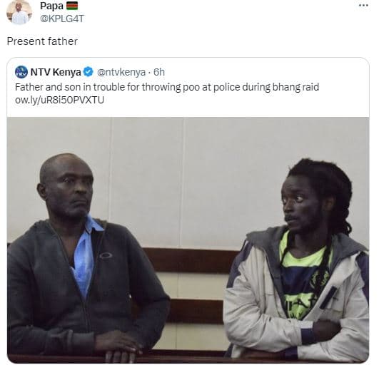 Papa kplgat present father ntv kenya ntvkenya father and son in trouble for thro