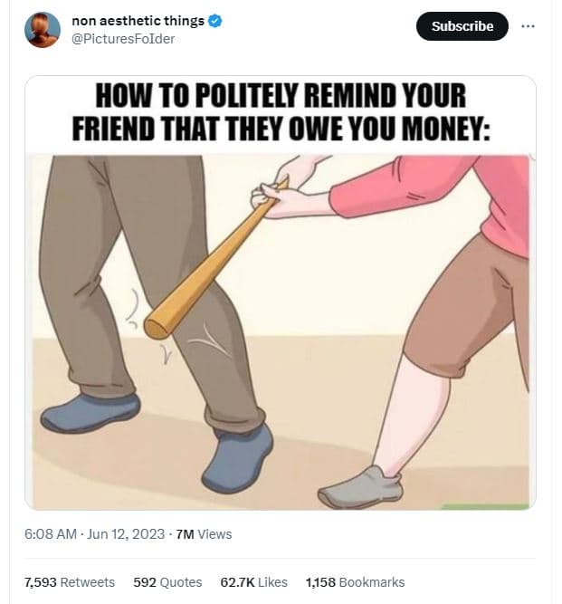 Non aesthetic things picturesfoider subscribe how to politely remind your friend