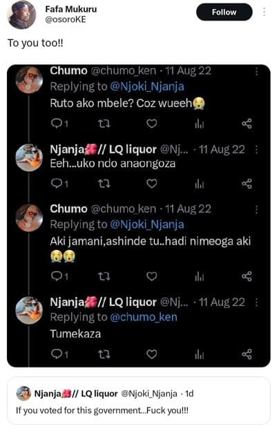 Fafa mukuru osoroke follow to you tool! chumo chumo_ken aug 22 replying to njoki