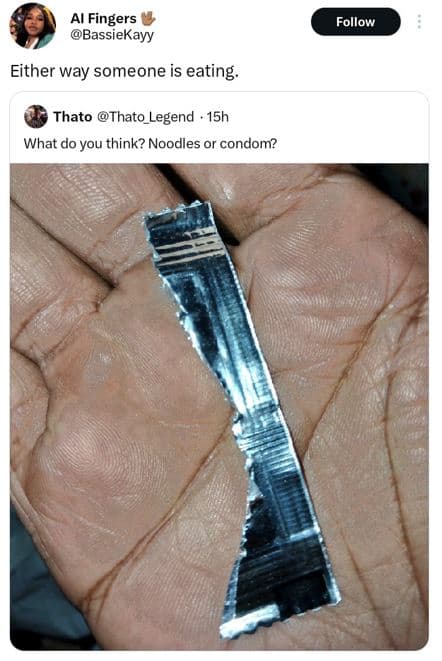 Al fingers bassiekayy follow either way someone is eating thato thato_legend 15h