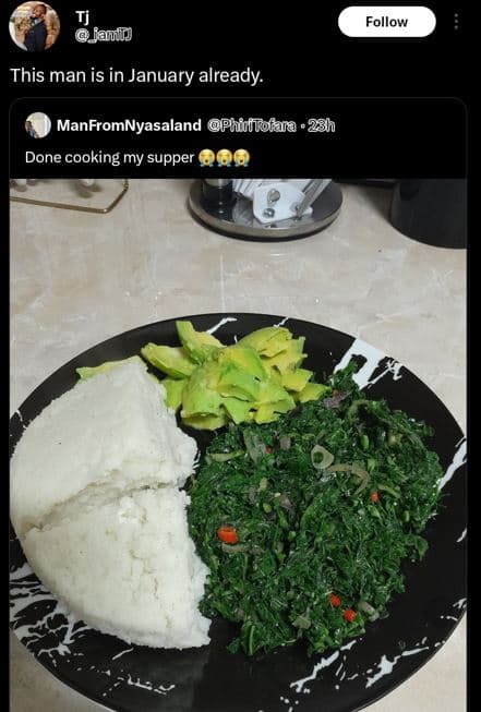 Follow fan this man is in january already. manfromnyasaland phuiritolarra 23h do