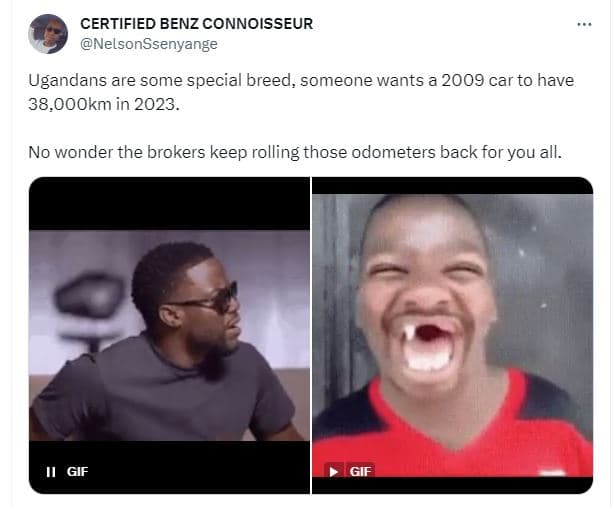 Certified benz connoisseur nelsonssenyange ugandans are some special breed someo