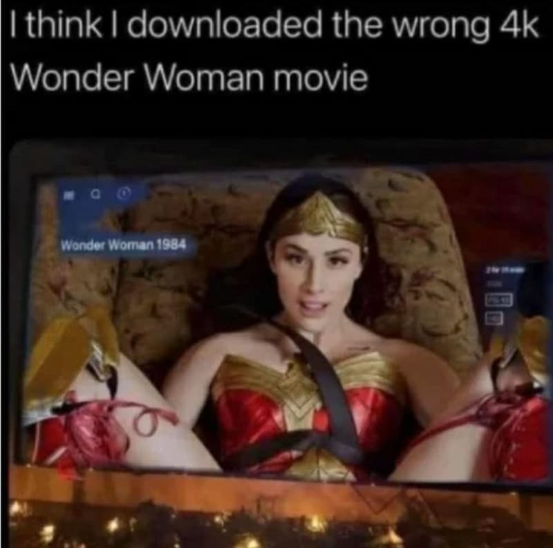 Ithink downloaded the wrong 4k wonder woman movie 0 wvondor woman