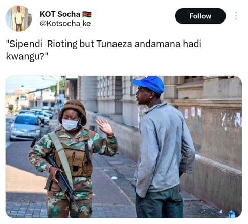 Kot socha kotsocha_ke follow sipendi rioting but tunaeza andamana hadi kwangu?