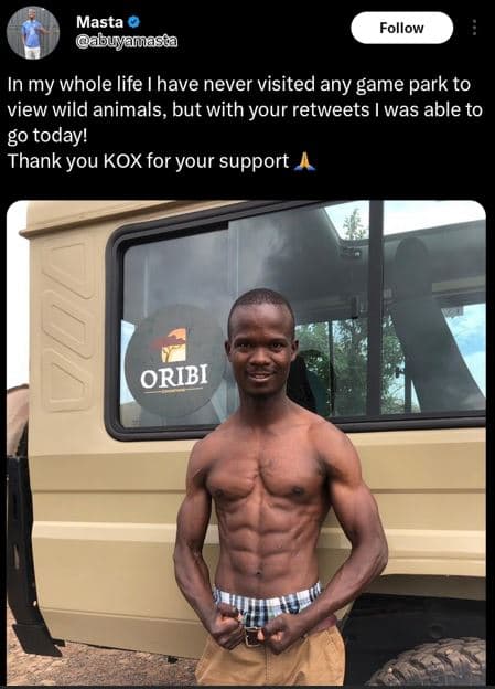 Masta hbuyanasta follow in my whole life i have never visited any game park to v