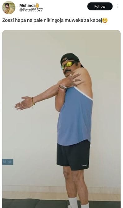 Muhindi patel55577 follow zoezi hapa na pale nikingoja muweke za kabej