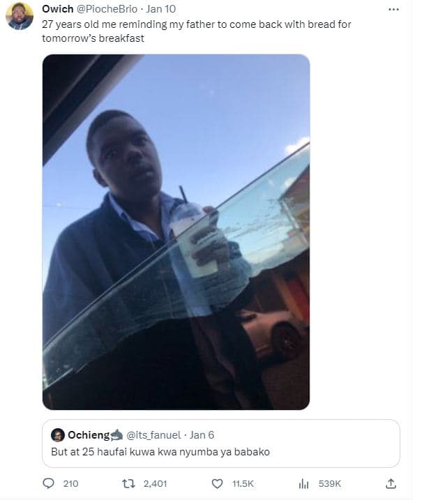 Owich piochebrio jan 10 27 years old me reminding my father to come back with br