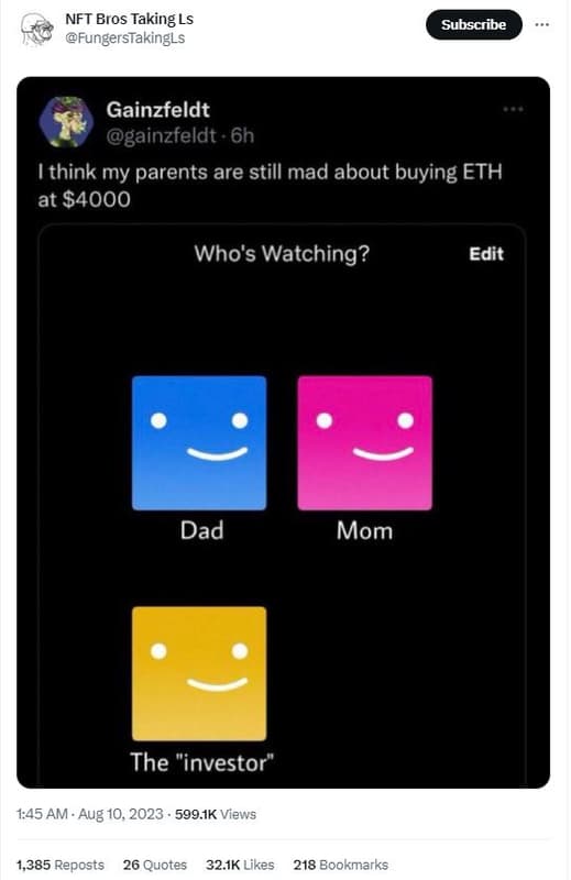 Nft bros taking ls fungerstakingls subscribe gainzfeldt gainzfeldt 6h think my p