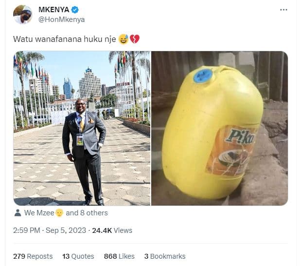 Mkenya honmkenya watu wanafanana huku nje pl we mzee and 8 others 2.59 pm . sep