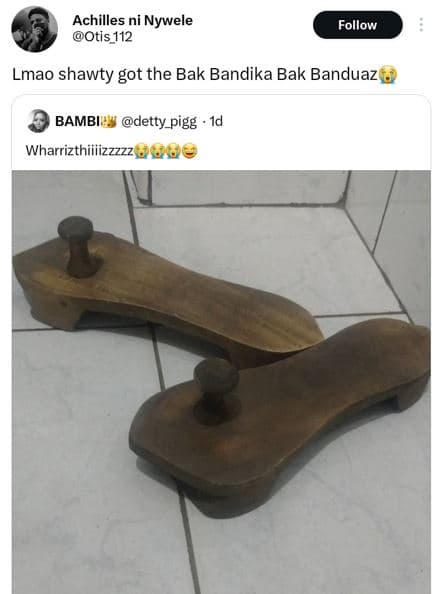 Achilles ni nywele otis 112 follow lmao 'shawty got the bak bandika bak banduaz
