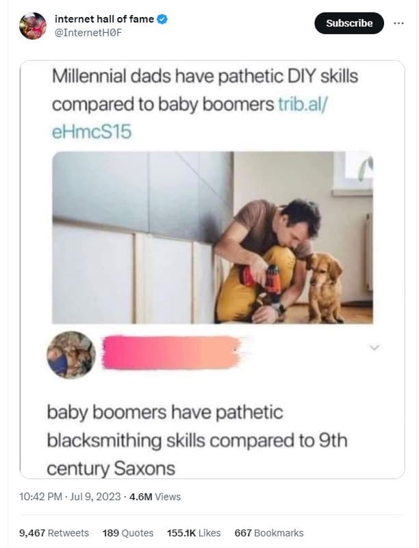 Internet hall of fame internethof subscribe millennial dads have pathetic dly sk