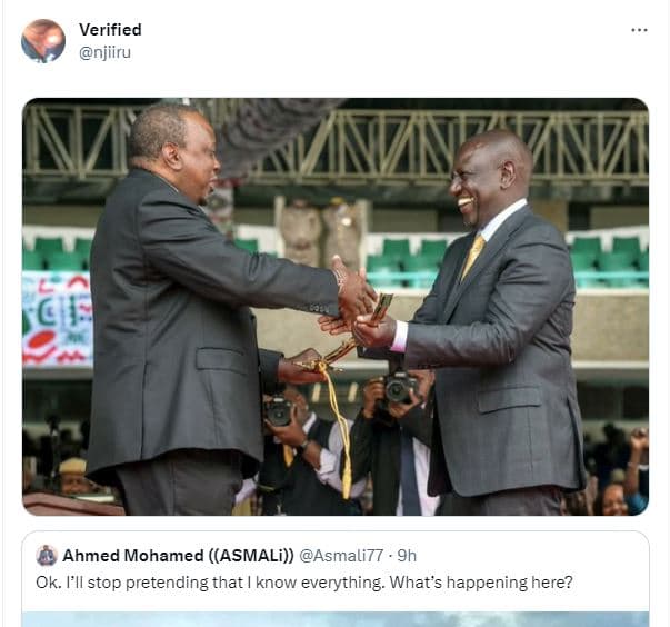 Verified njiiru ahmed mohamed asmali asmali77 ok. 'il stop pretending that know