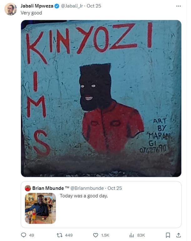 Very good jabali mpweza jabali_jr oct 25 kin7ozi 6 gl brian mbunde brianmbunde .