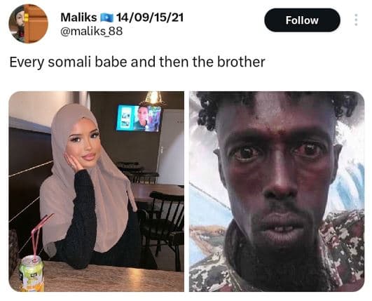 Maliks 14091521 maliks 88 follow every somali babe and then the brother