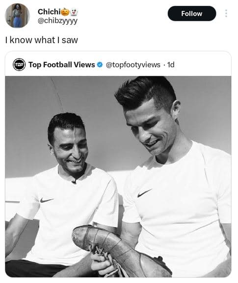 Chichi chibzyyyy follow know what saw top football views topfootyviews id