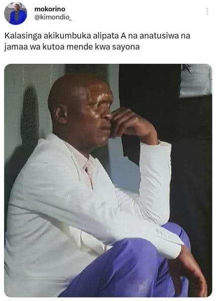 Mokorino kimondio kalasinga akikumbuka alipata a na anatusiwa na jamaa wa kutoa