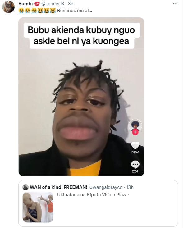 Bambi lencer_b 3h fff122222 reminds me of. bubu akienda kubuy nguo askie bei ni