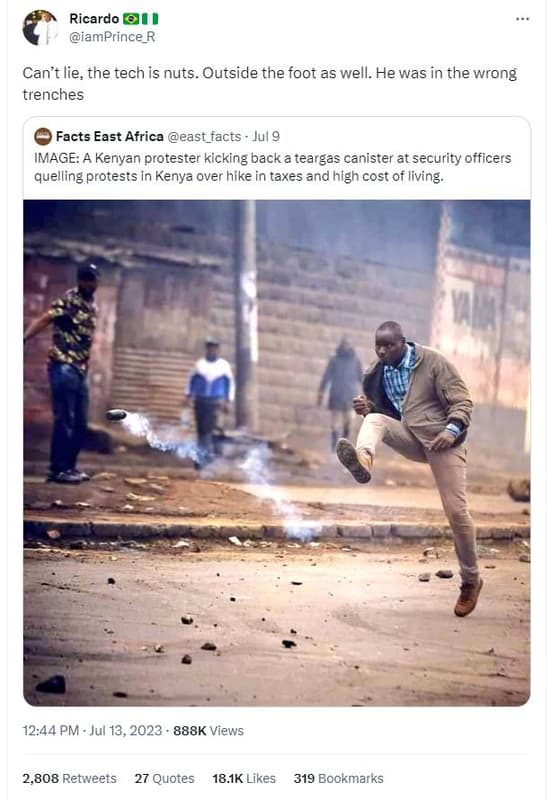 Ricardo 01 iamprince_r can't lie the tech is nuts. outside the foot as well. he