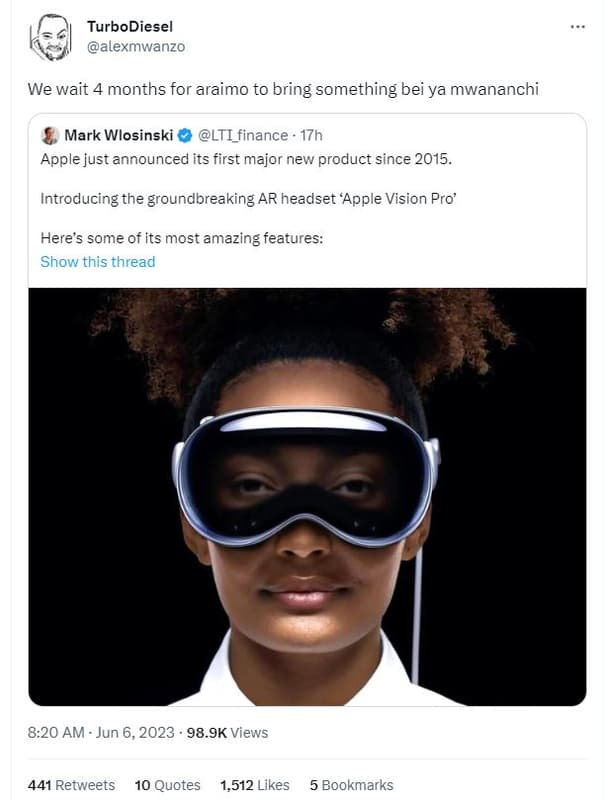 Turbodiesel alexmwanzo we wait 4 months for araimo to bring something bei ya mwa