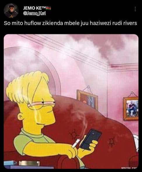 Jemo ketm emokel so mito huflow zikienda mbele juu haziwezi rudi rivers