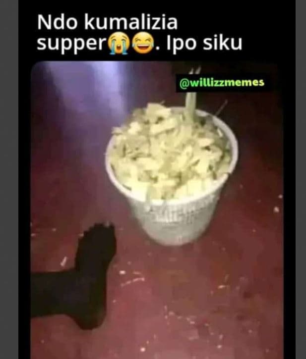 Ndo kumalizia supper ipo siku willizzmemes