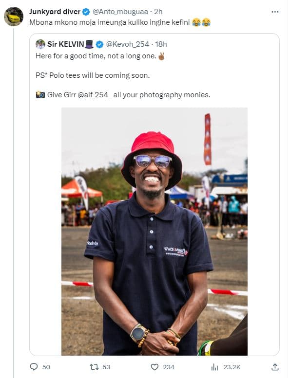 Junkyard diver anto_mbuguaa 2h mbona mkono moja imeunga kuliko ingine kefini sir