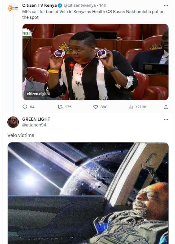 Citizen tv kenya citizentvkenya 14h mps call for ban of velo in kenya as health