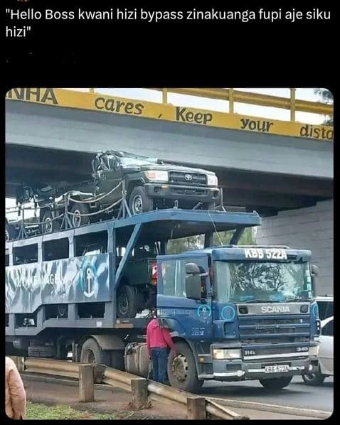 Hello boss kwani hizi bypass zinakuanga fupi aje siku hizi your distd jelode sca