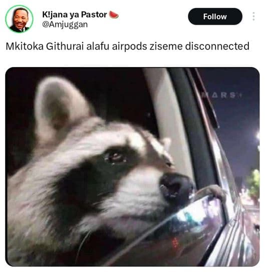 Kijana ya pastor amjuggan follow mkitoka githurai alafu airpods ziseme disconnec