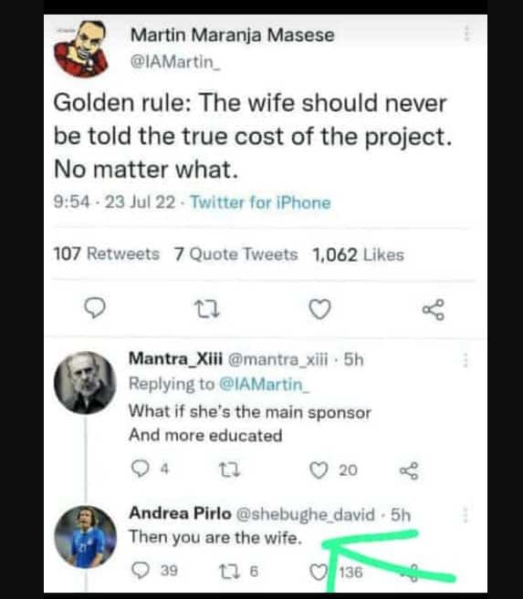 Martin maranja masese iamartin _ golden rule the wife should never be told the t
